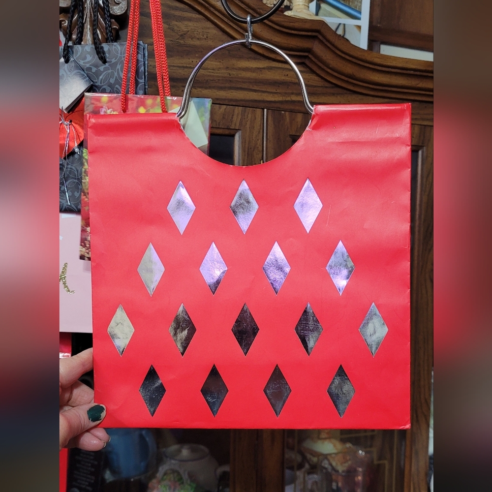Set of Red and Pink Gift Bags